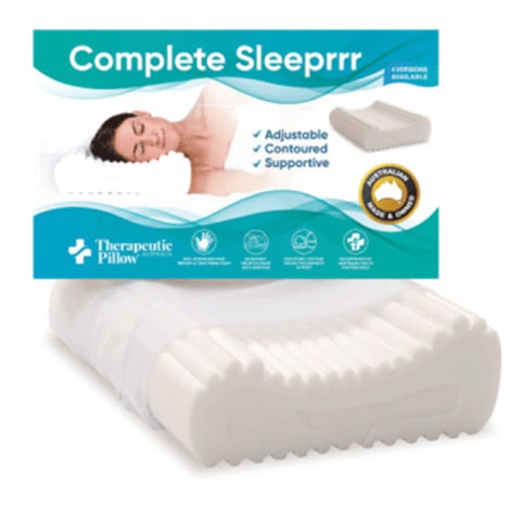 Therapeutic Pillow – Complete Sleeprrr Original – Adjustable Memory Foam Pillow – Soft Density-image