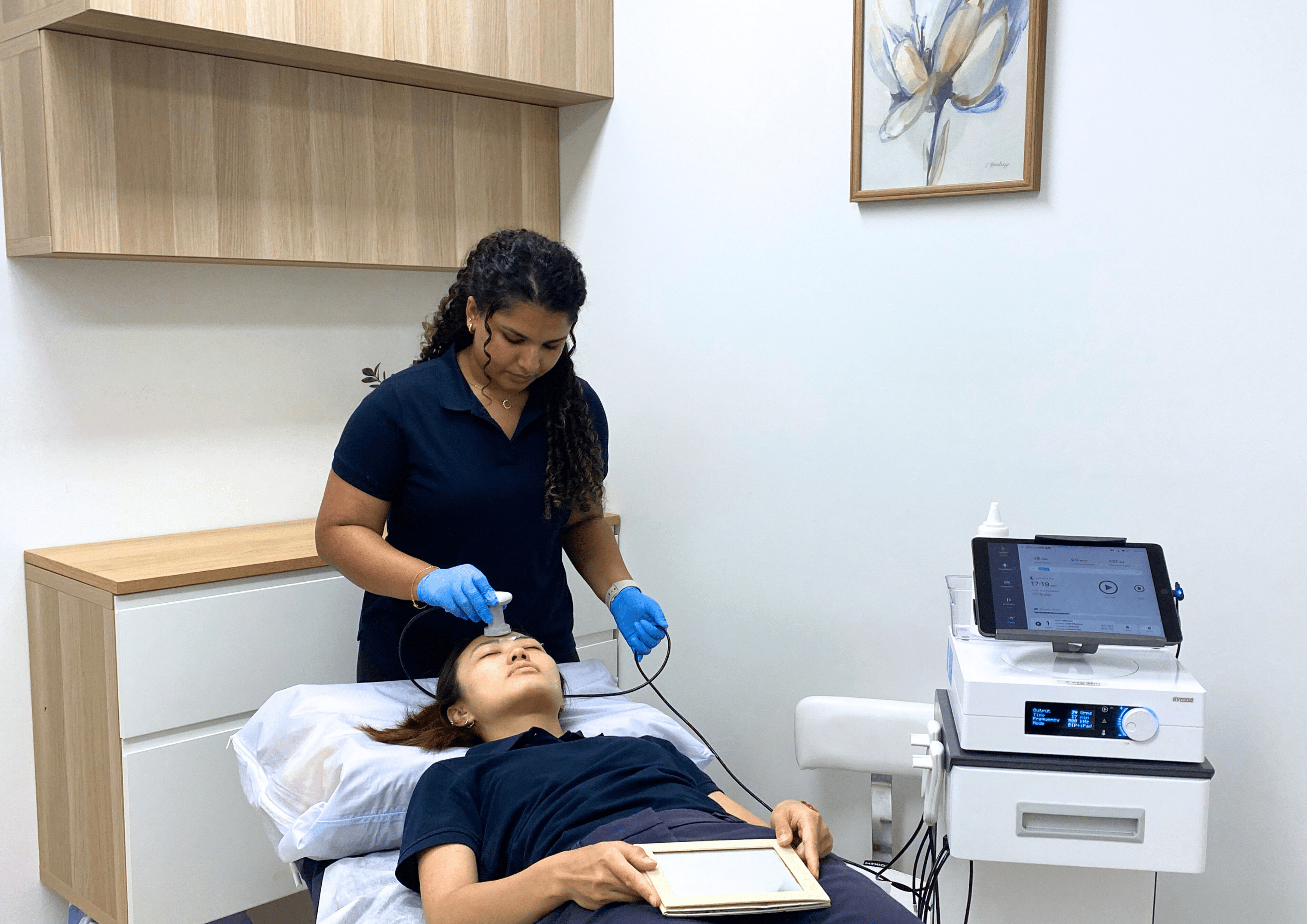 Inside the Vitalis Physiotherapy clinic in Sinnamon Park