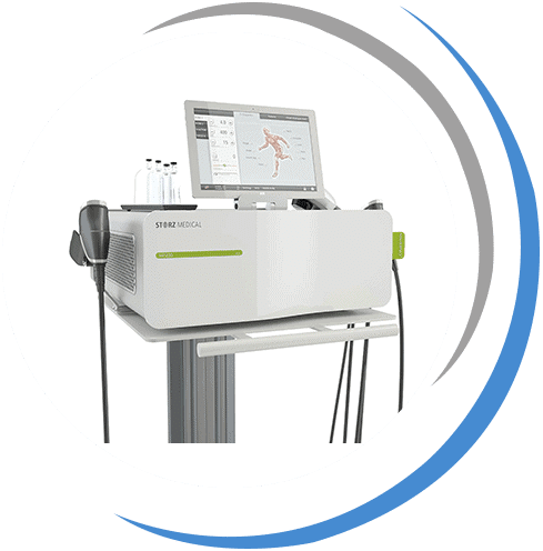 Shockwave therapy machine at Vitalis Physiotherapy